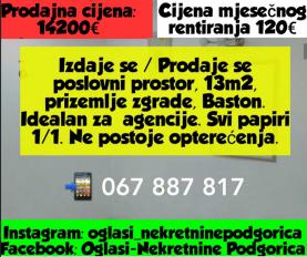 Poslovni prostor Podgorica