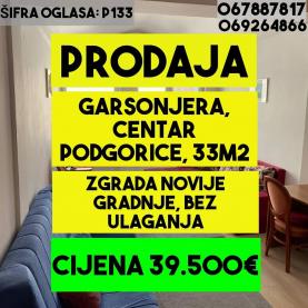 Garsonjera, Podgorica - Centar