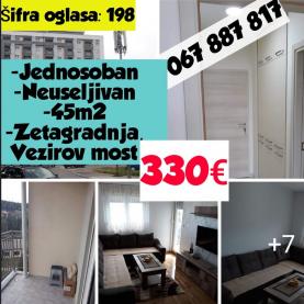 Jednosoban stan Vezirov most